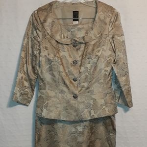 KIR 2 PIECE HALF SLEEVE LONG SKIRT SET BUSINESS/DINNER/CHURCH WOMEN'S SIZE 12